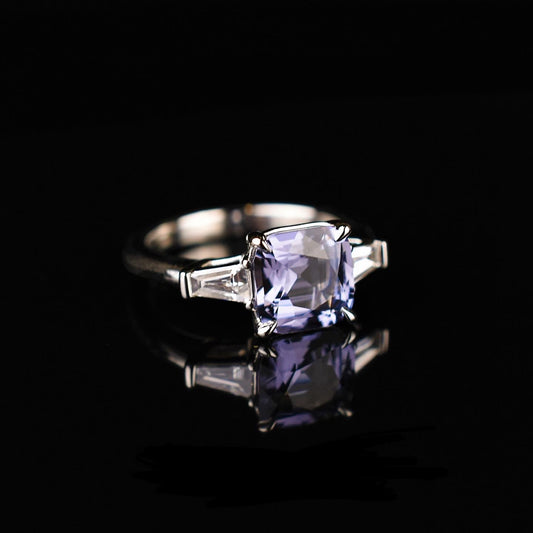 Grey Spinel Ring